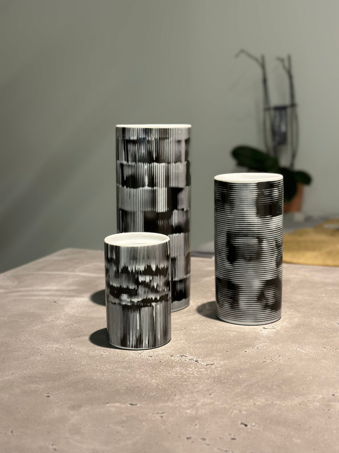 Modern Vase Set 11158 3 Pcs