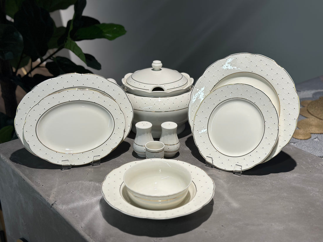 Bonamore Olympos Dinerware Set 62 Pcs 11390