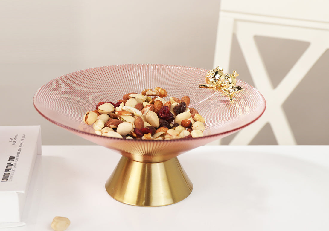 Pink Gold Fruit Plate