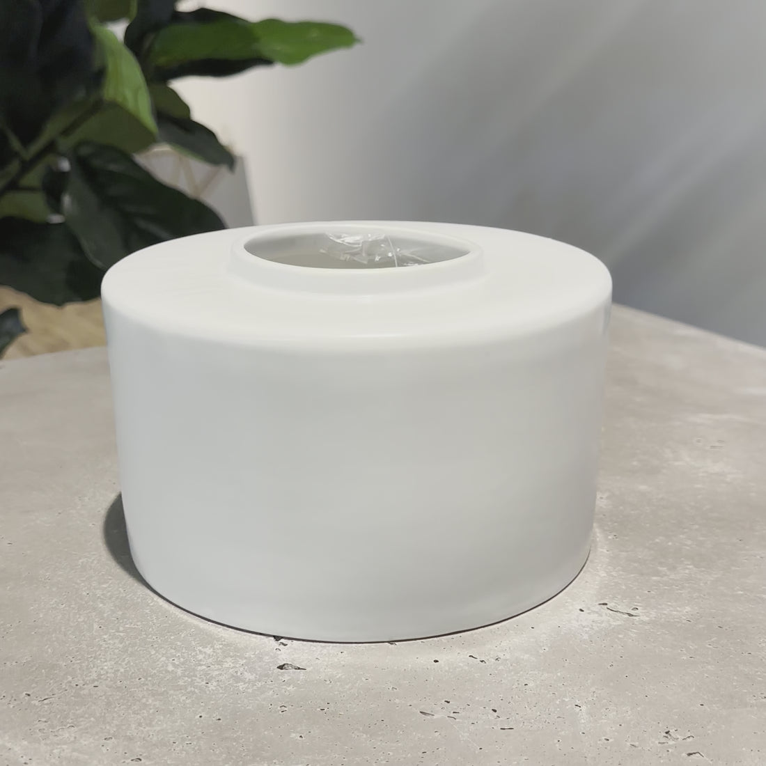 Modern Vase Cream Matte 14 cm