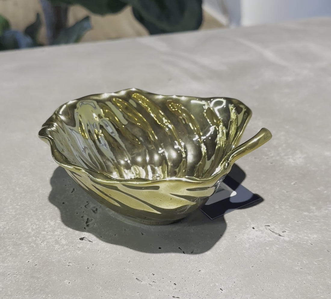 Gold Leaf Bowl