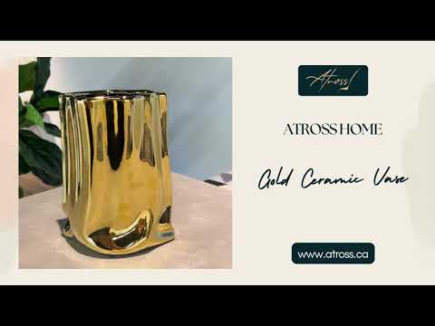 Gold Ceramic Vase