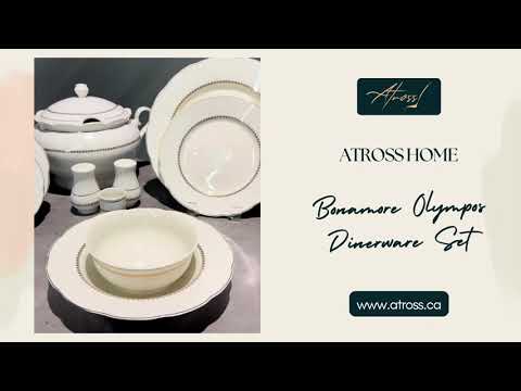 Bonamore Olympos Dinnerware Set 62 Pcs 1138021 Gold