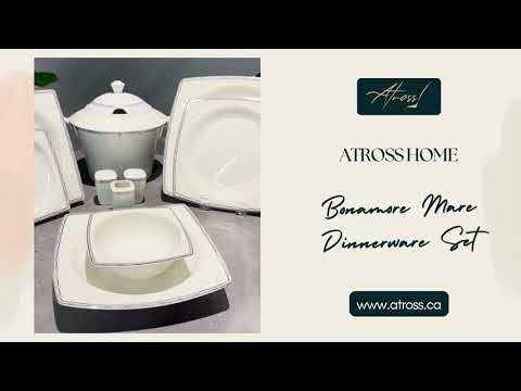 Bonamore Mare Dinnerware Set 62 Pcs Silver 9720