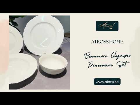 Bonamore Olympos Dinnerware Set 24 Pcs Silver