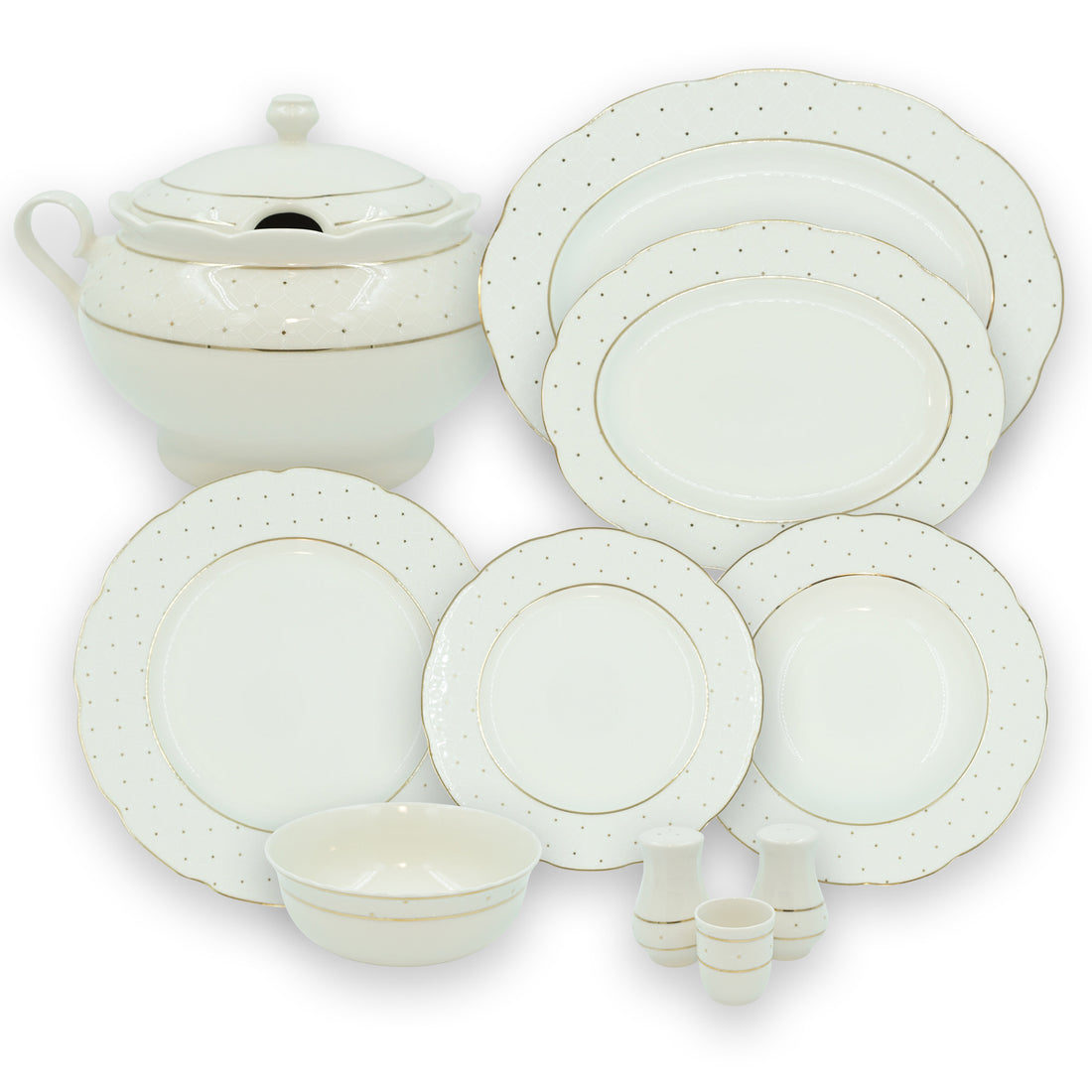 Bonamore Olympos Dinerware Set 62 Pcs 11390