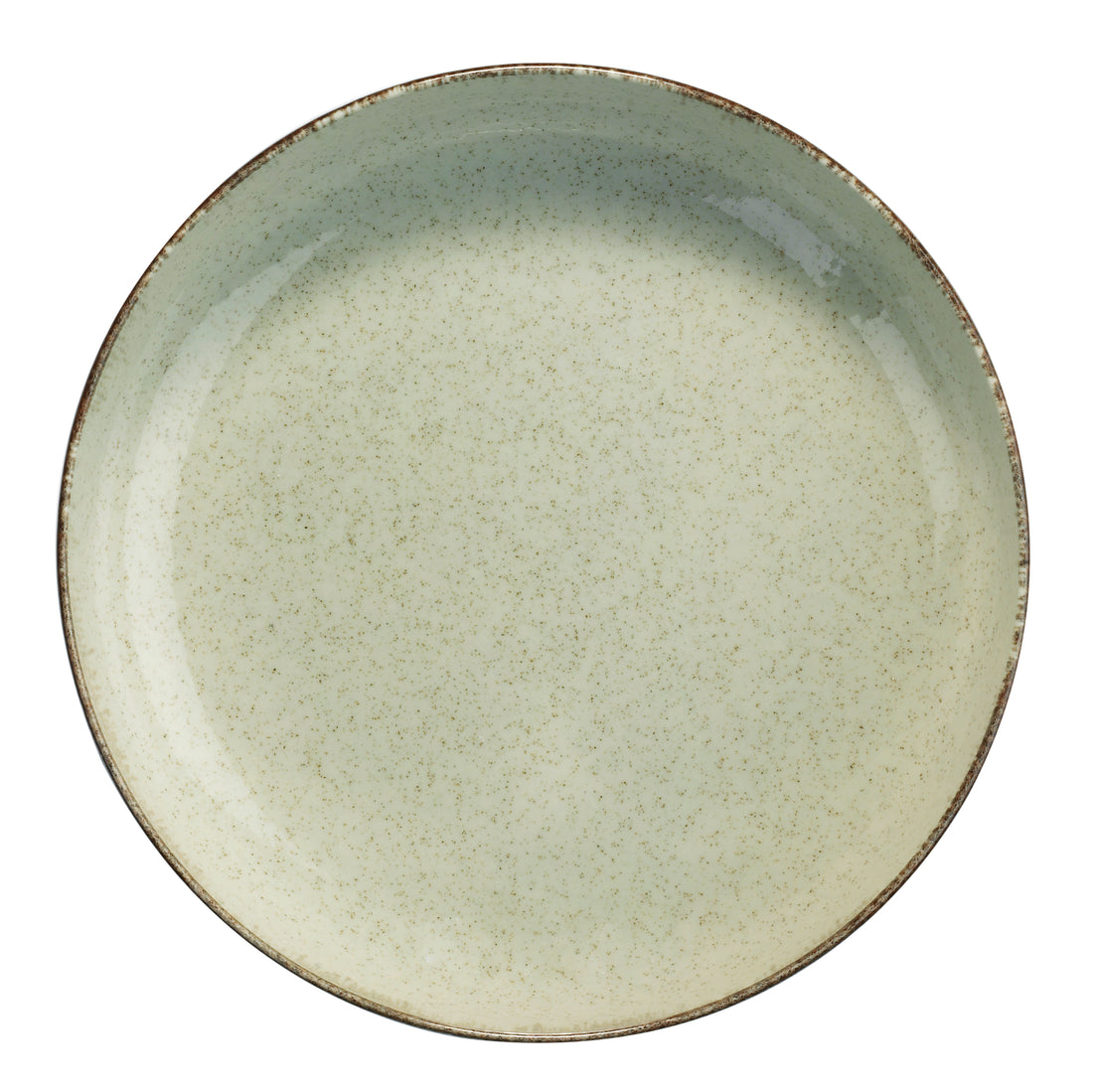 Pearl Mood Deep Plate Green 20cm