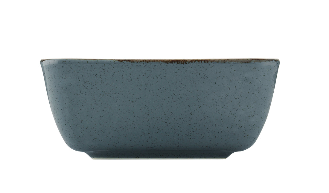 Pearl Tan Bowl Blue 13 x 13cm