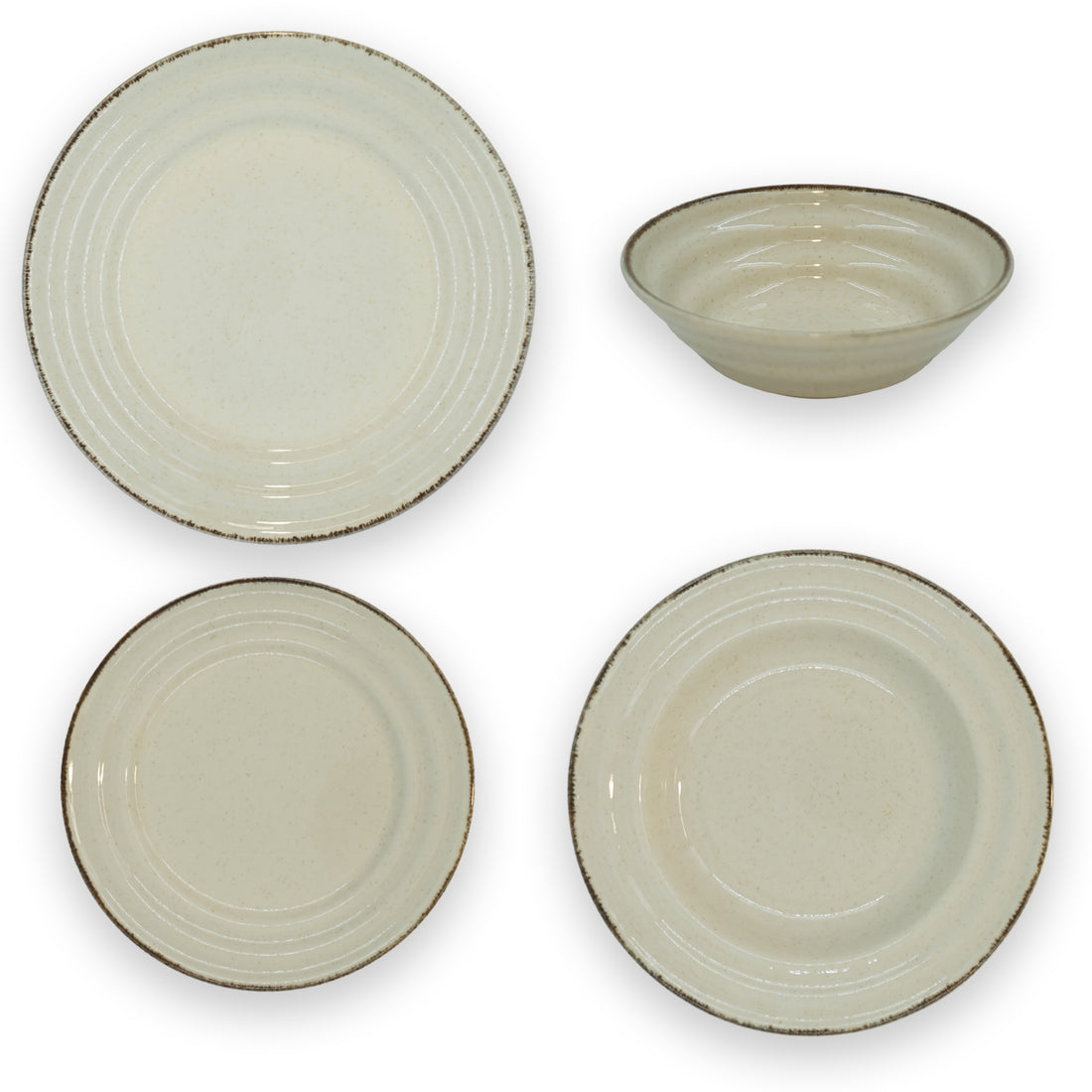 Pearl Tuana 24 Pcs Dinnerware Set Cinnamon