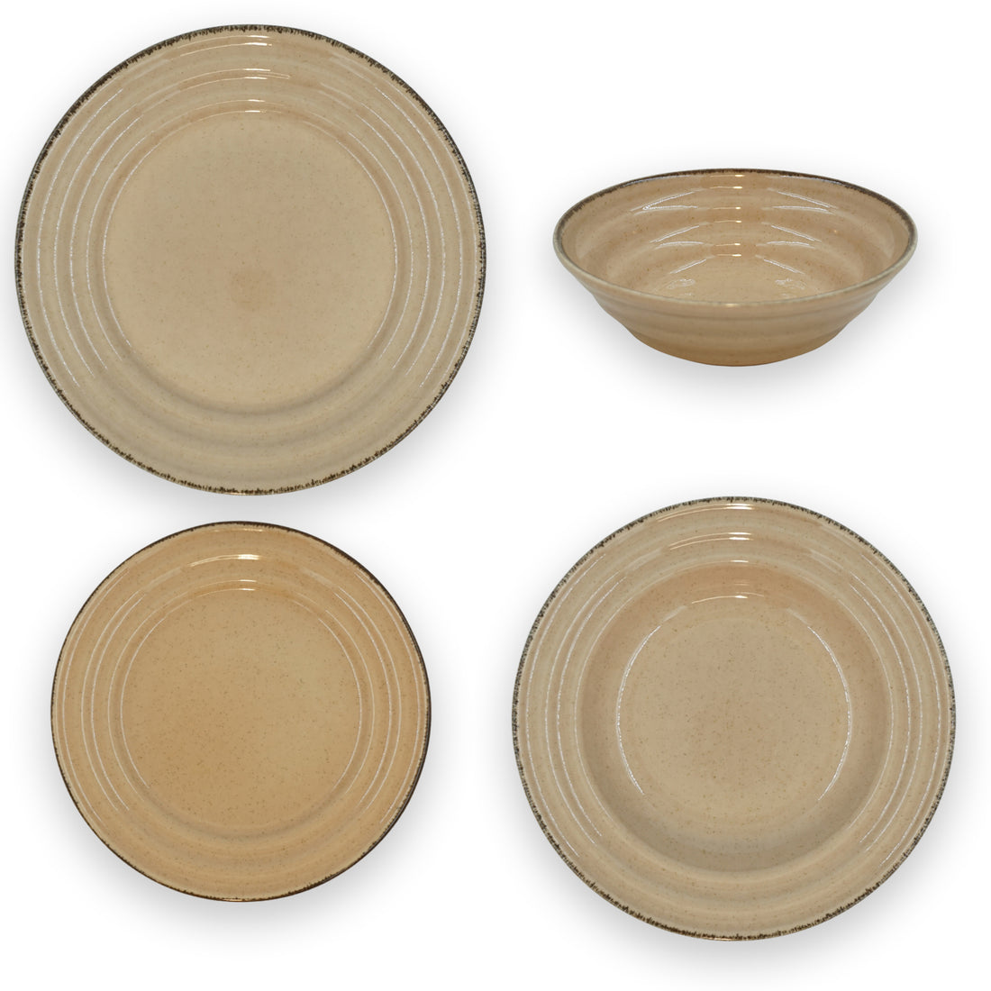 Pearl Tuana 24 Pcs Dinnerware Set Salmon